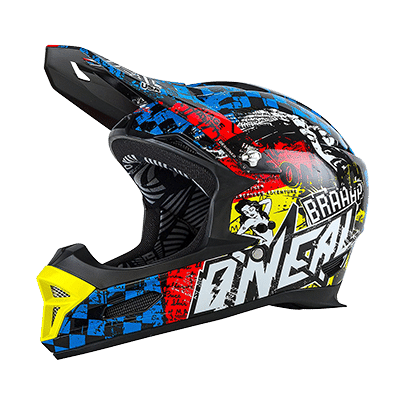 ROCKBROS Kinderhelm BMX MTB Downhill Helm mit Abnehmbarem